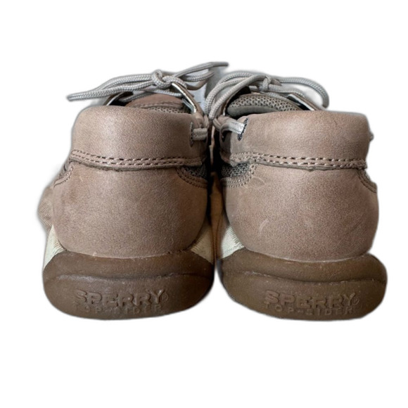 Sperry Top Sider Leather Boat Shoe Size 6 Mesh Side Cushioned - Picture 5 of 11